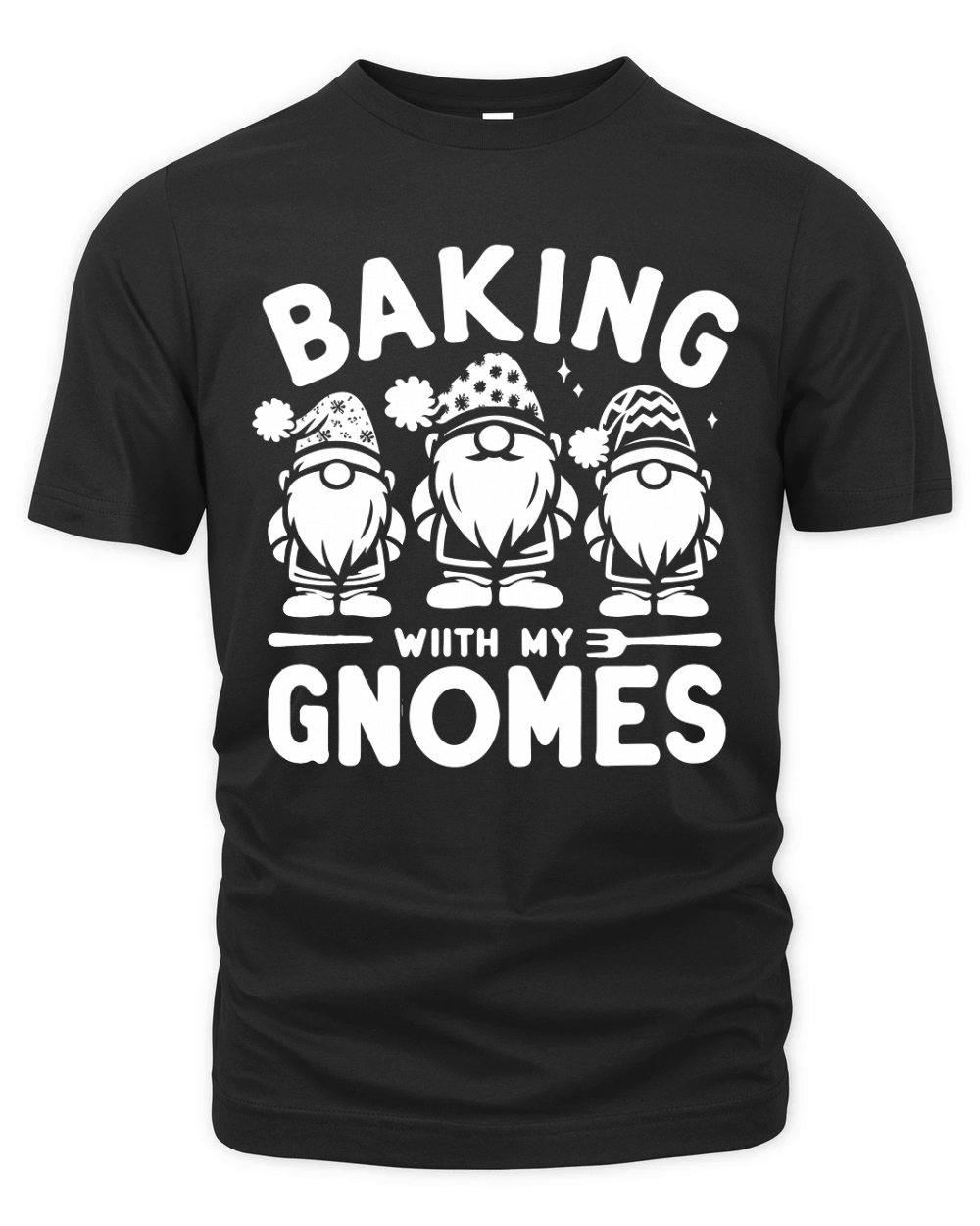 Baking With My Gnomes 4 Organic Unisex T-shirt