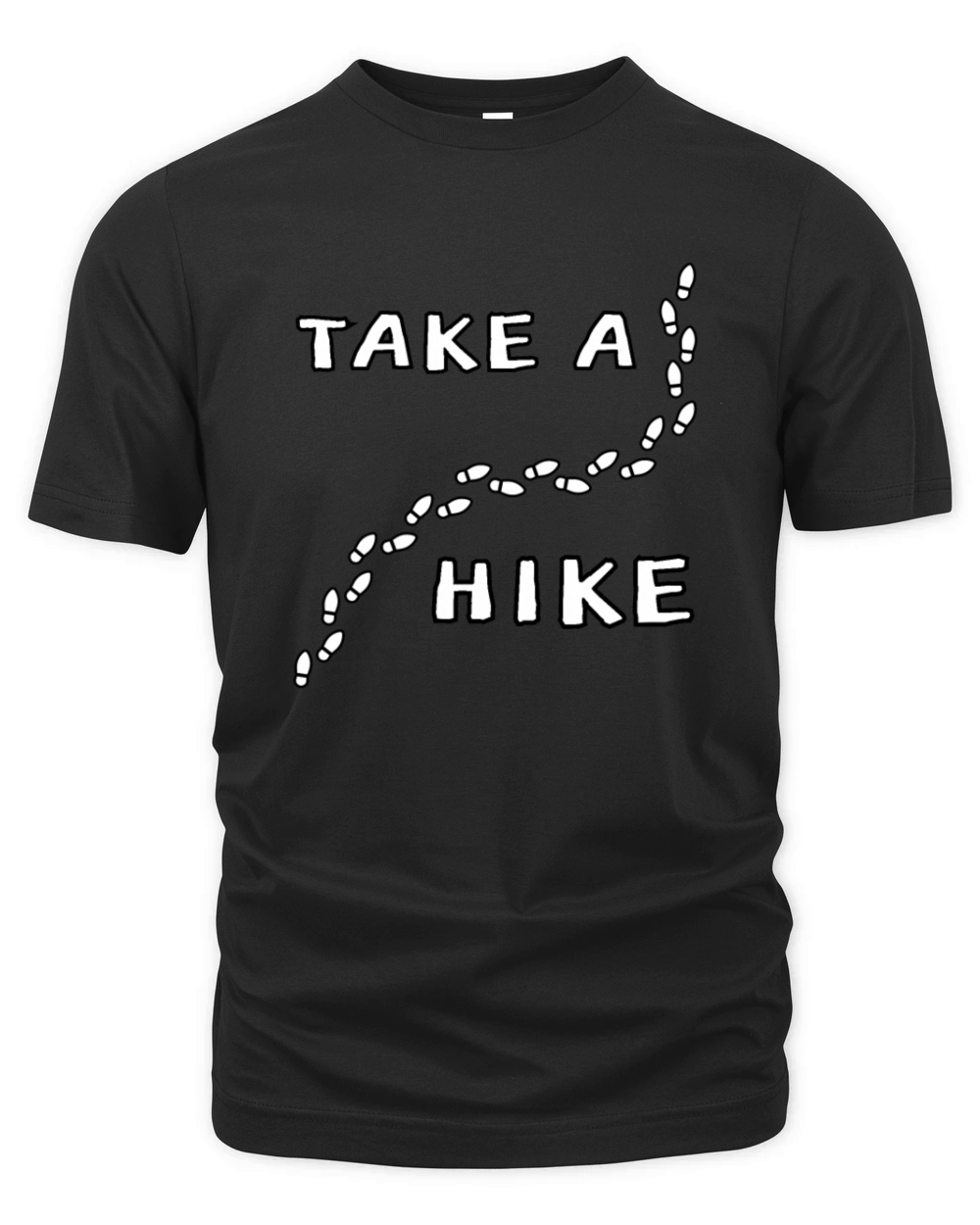 Take a Hike - Footsteps Organic Unisex T-shirt