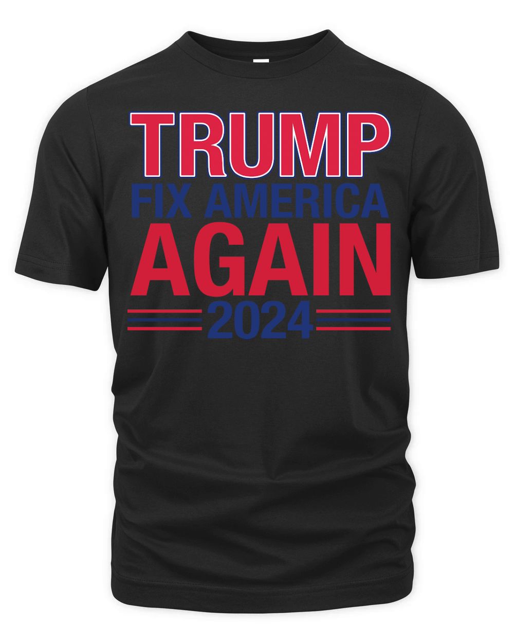 Trump Fix America Again 2024 Organic Unisex T-shirt