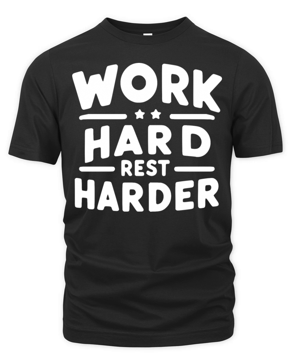 Work Hard Rest Harder Organic Unisex T-shirt