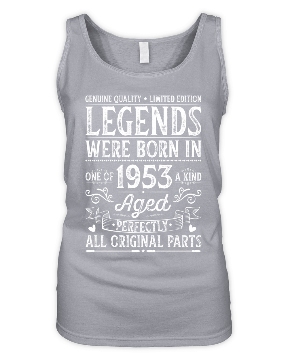 Legends Were Born In 1953 Birthday Organic Women's Tank Top