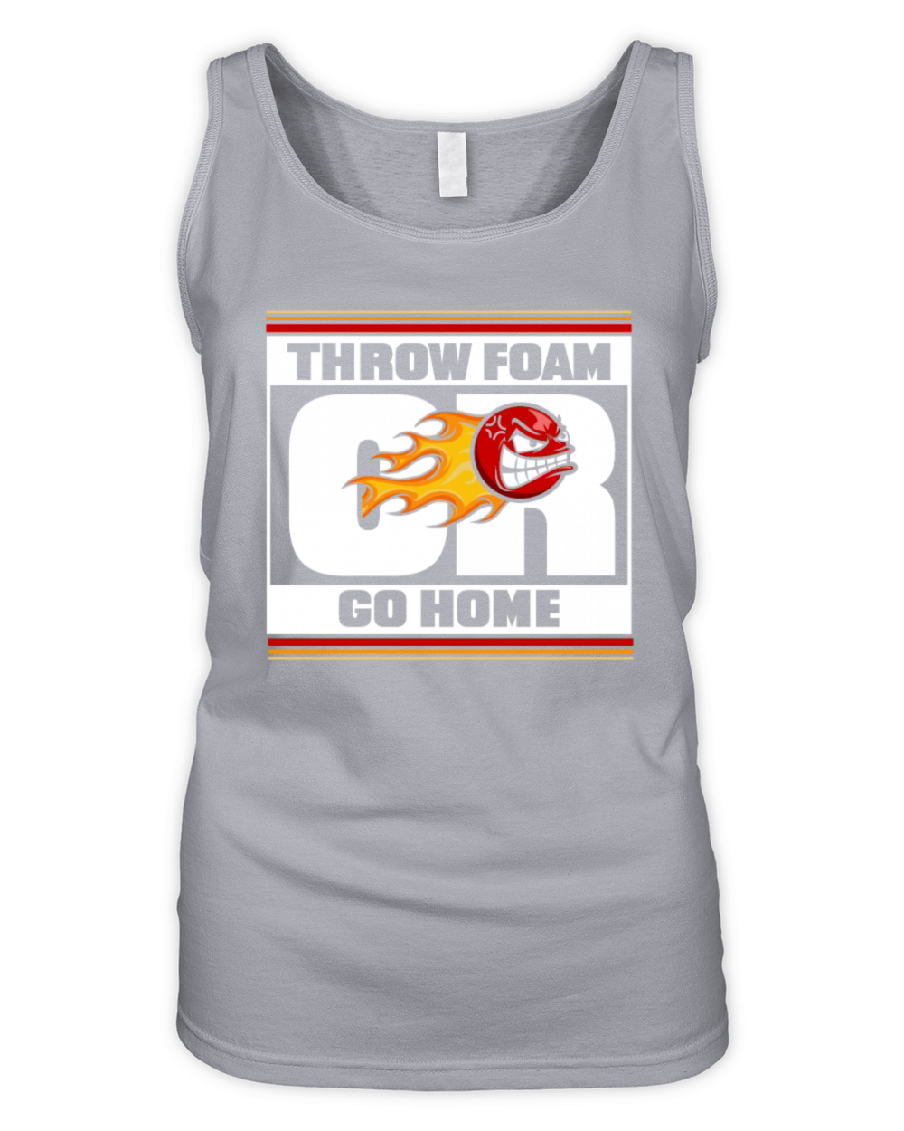 Throw Foam Or Go Home Prisonball Team Game Player Organic Women's Tank Top