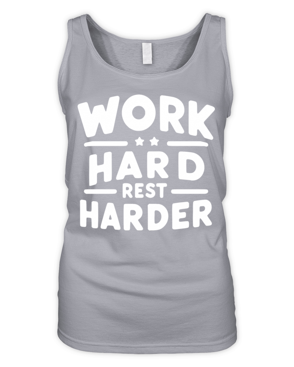 Work Hard Rest Harder Organic Women's Tank Top