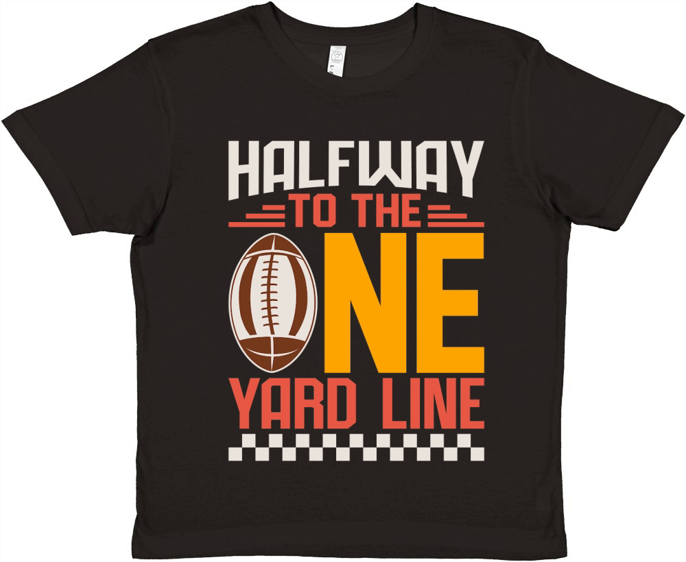 Halfway To The One Yard Line 03 Premium Kids Crewneck T-shirt