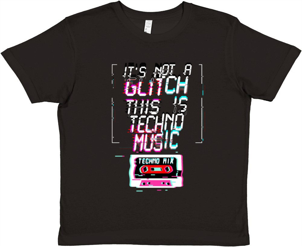 Hardcore Rave Music Raver 90s EDM DJ Rave Premium Kids Crewneck T-shirt