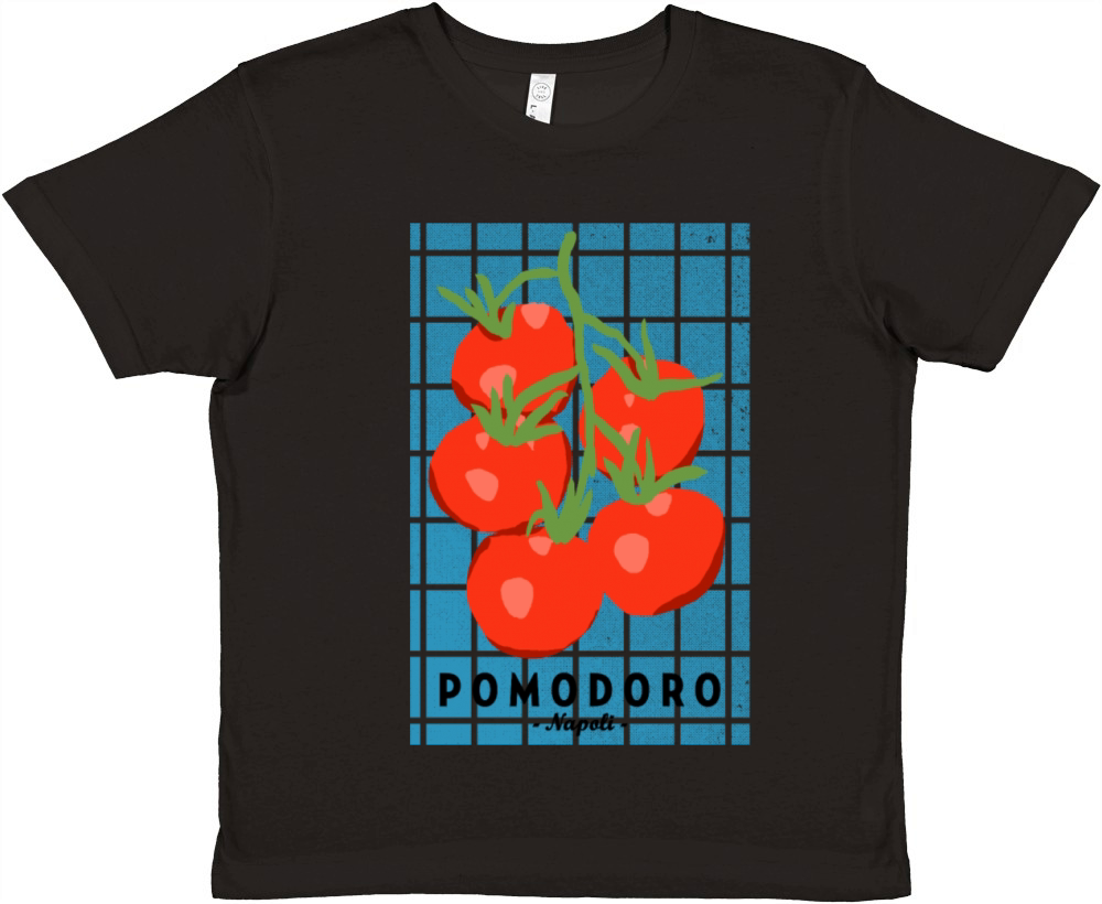 Tomato Girl Summer Premium Kids Crewneck T-shirt