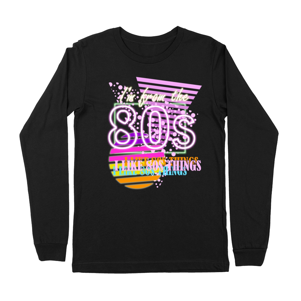 80s Party 1980 Vintage Premium Long Sleeve
