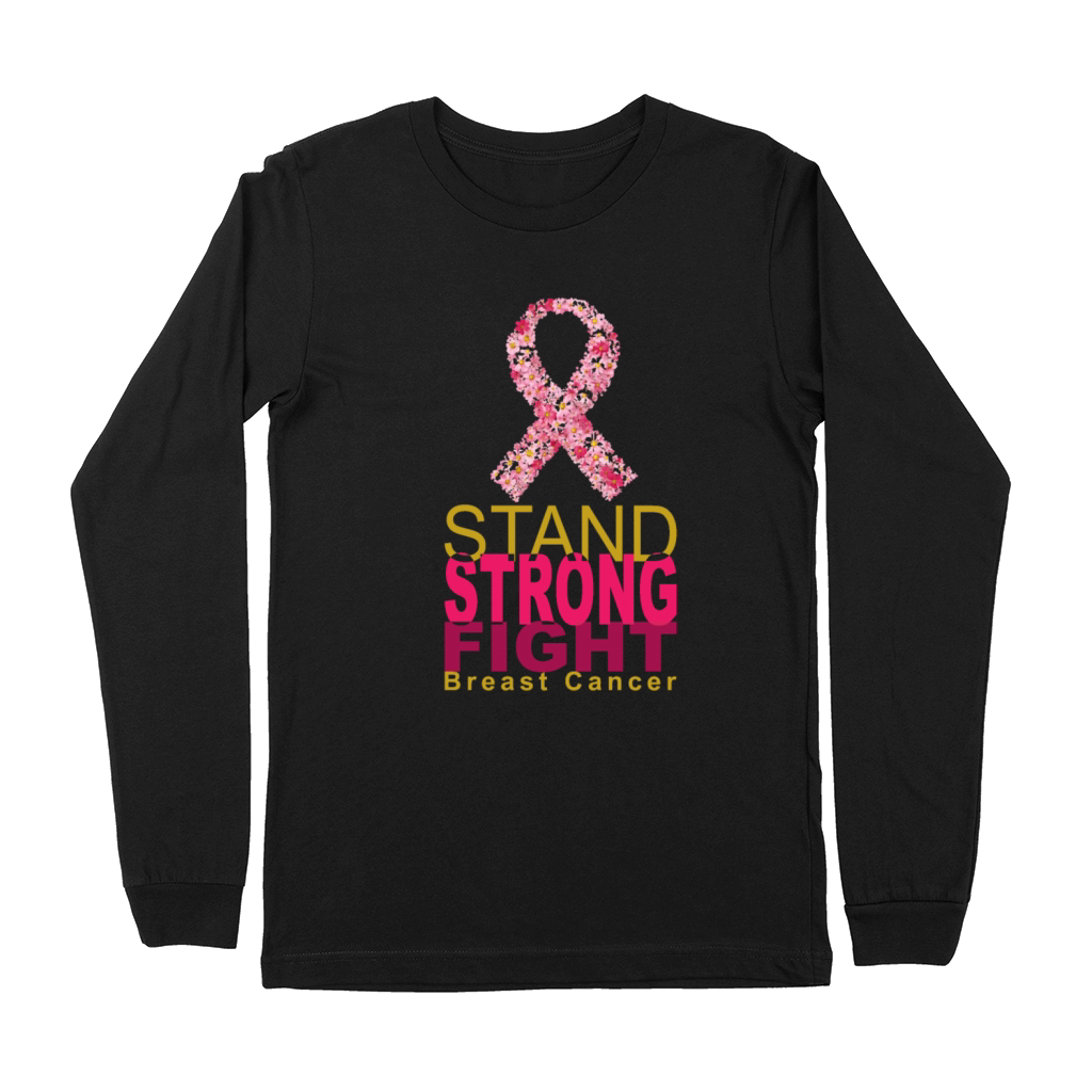 October Breast Cancer Awareness Month Design Premium Long Sleeve
