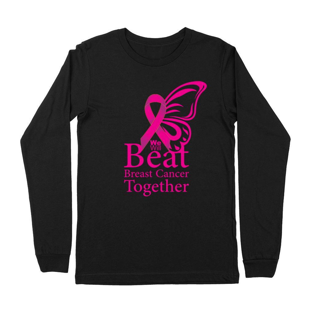We will beat breast cancer together Premium Long Sleeve