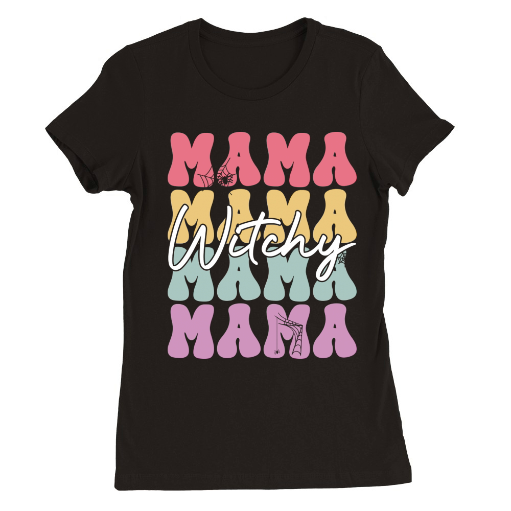 mama witchy Premium Womens Crewneck T-shirt