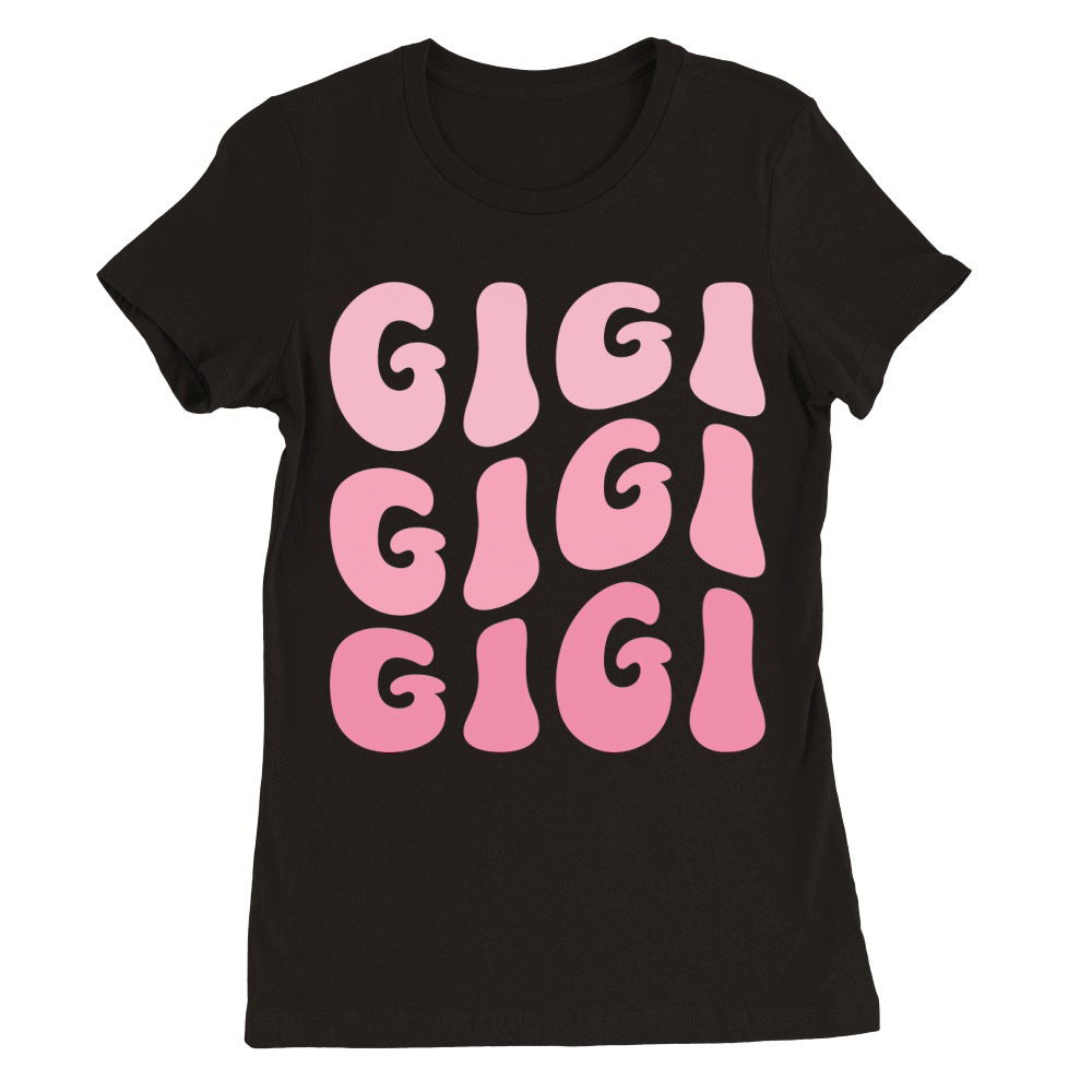 Retro gigi Premium Womens Crewneck T-shirt