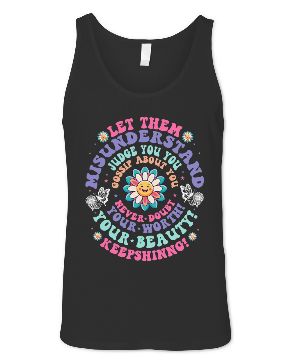 Let Them Keep Shining 03 Unisex Jersey Tank