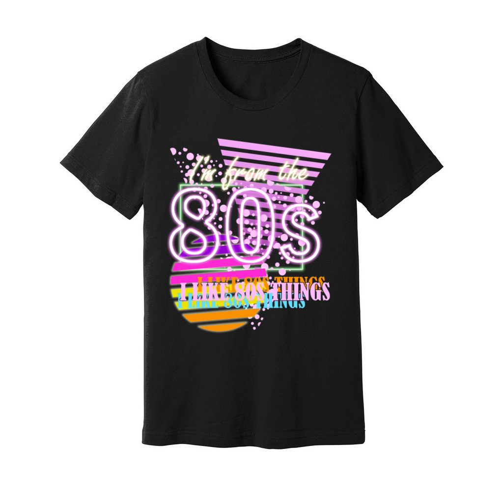 80s Party 1980 Vintage Unisex Jersey Tee