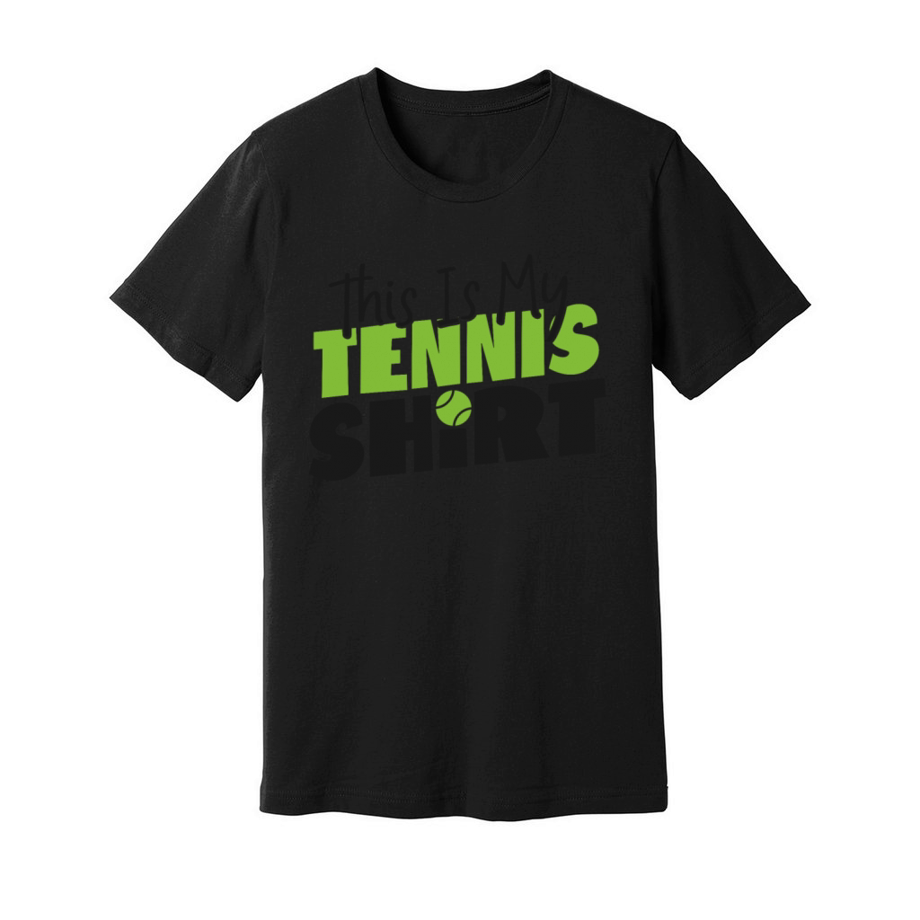 Funny Tennis Player Racket This Is Unisex Jersey Tee