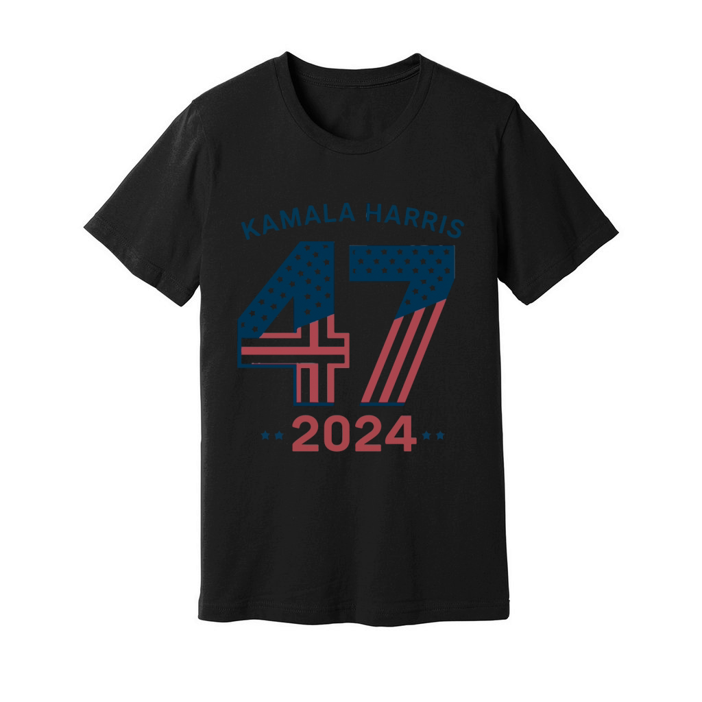 Kamala Harris 47th President USA Unisex Jersey Tee