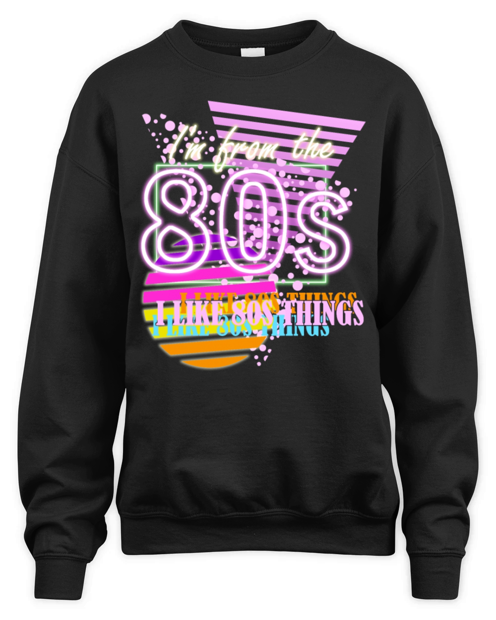 80s Party 1980 Vintage Unisex Premium Crewneck Sweatshirt