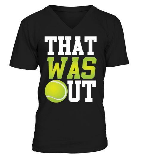 Funny Tennis Player Racket Pun If V-Neck T-shirt