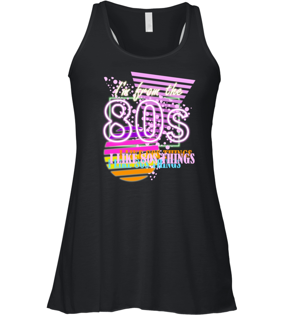 80s Party 1980 Vintage Women's Flowy Tank Top