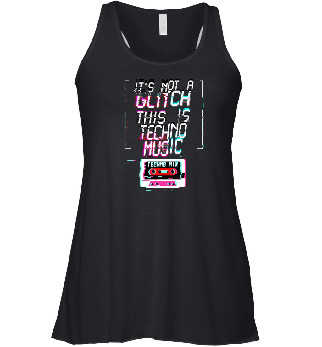 Hardcore Rave Music Raver 90s EDM DJ Rave Women's Flowy Tank Top