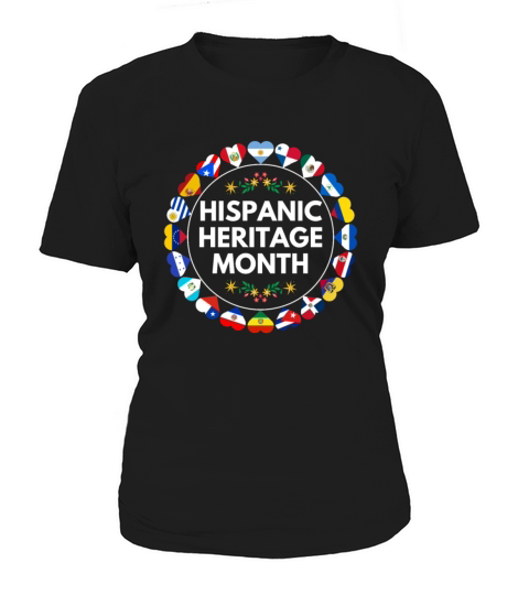 Hispanic heritage month all countries flag Women's T-Shirt