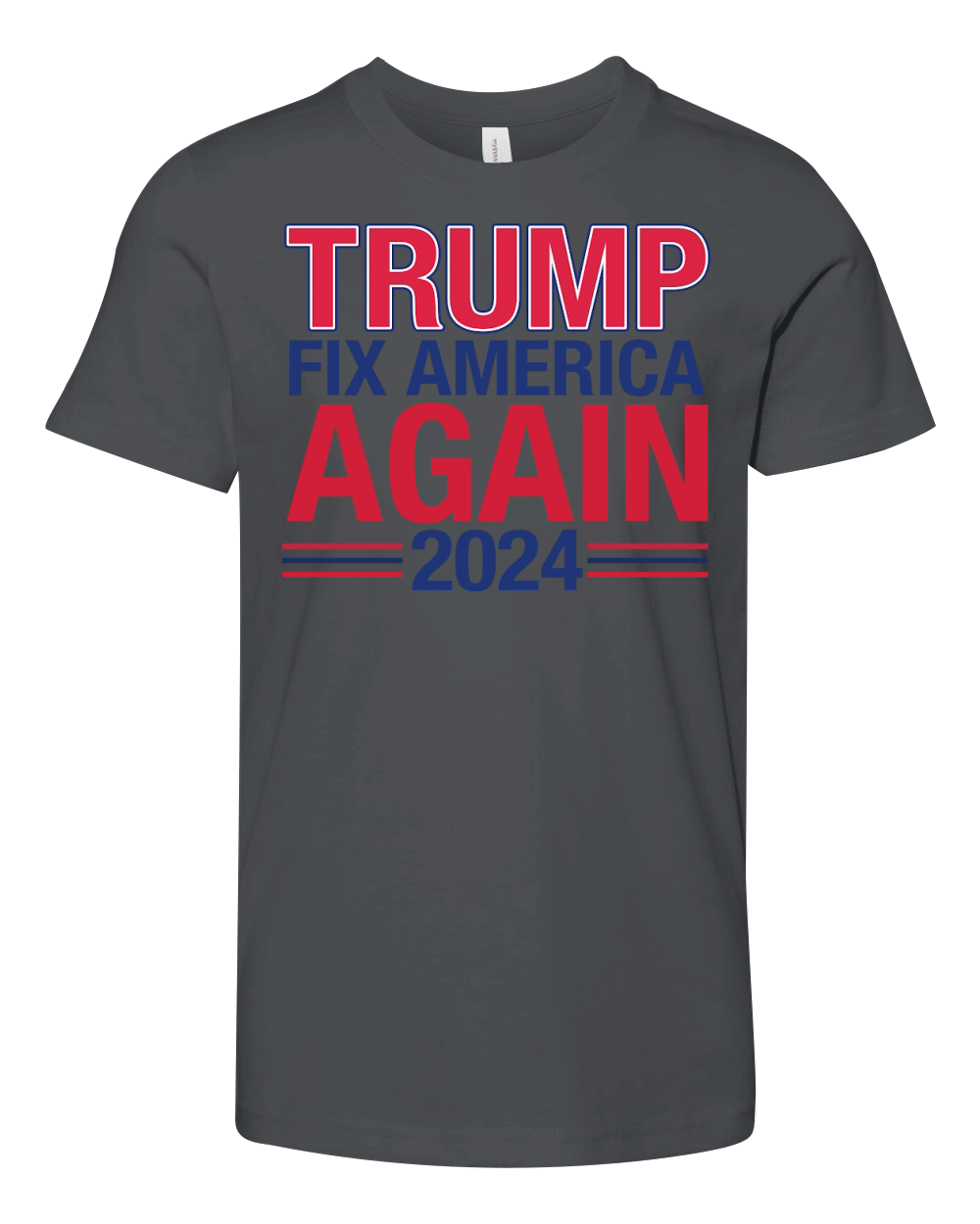Trump Fix America Again 2024 Youth Unisex Jersey Tee