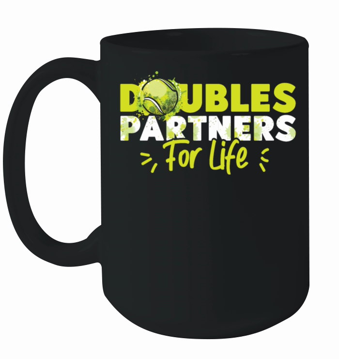 Funny Tennis Player Racket Besties Ceramic Mug