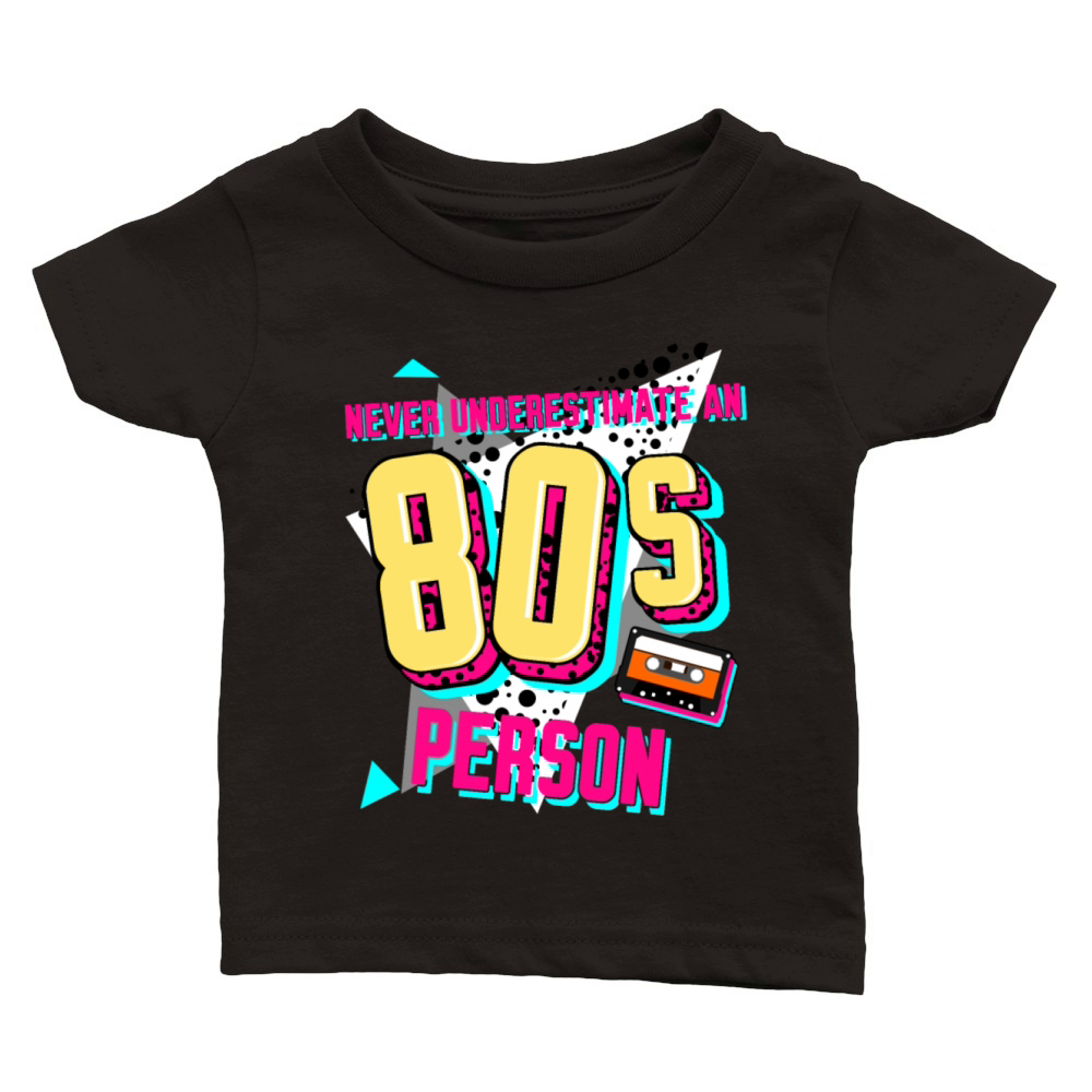 1980 80s Retro Disco Classic Baby Crewneck T-shirt