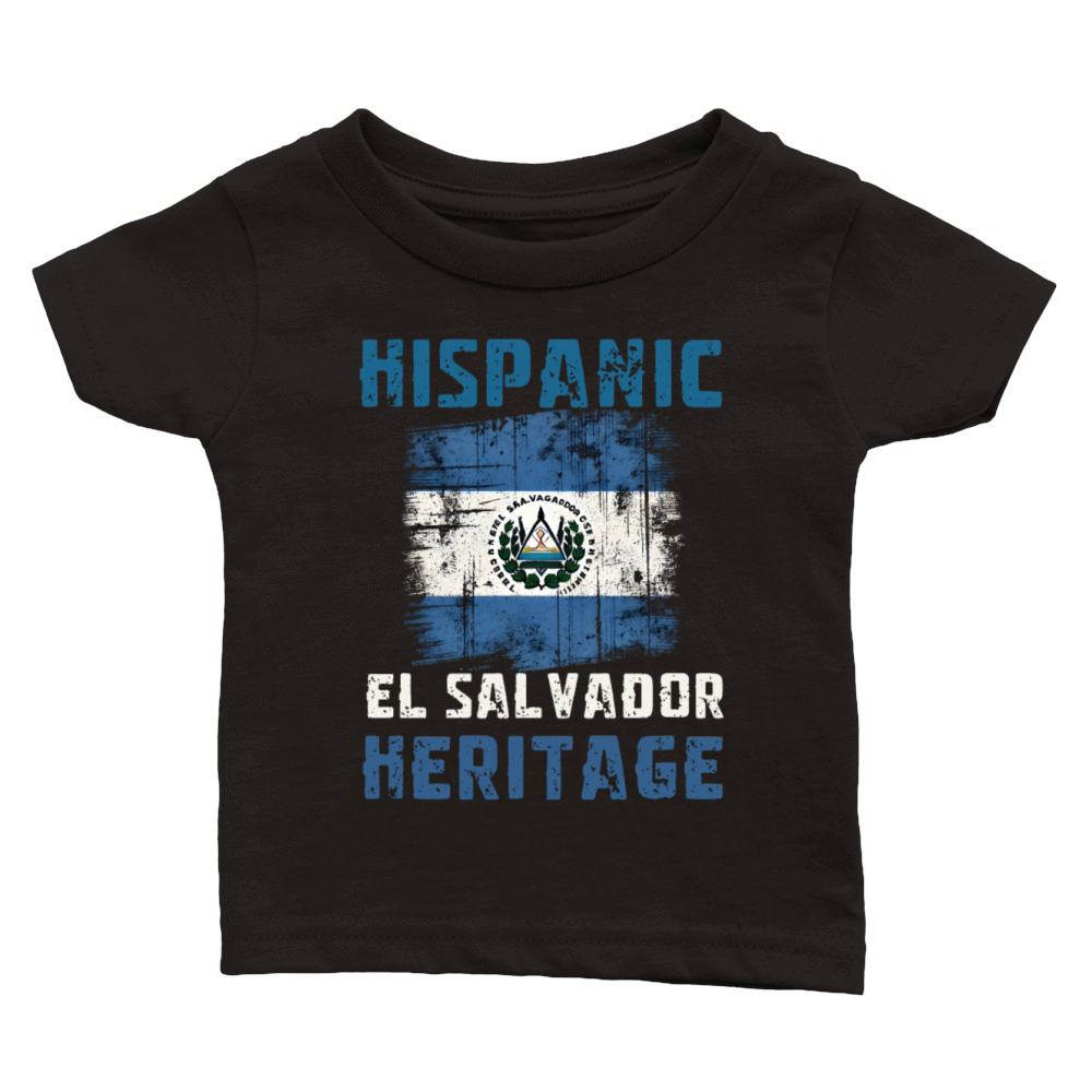 Hispanic El Salvador Heritage Month Classic Baby Crewneck T-shirt