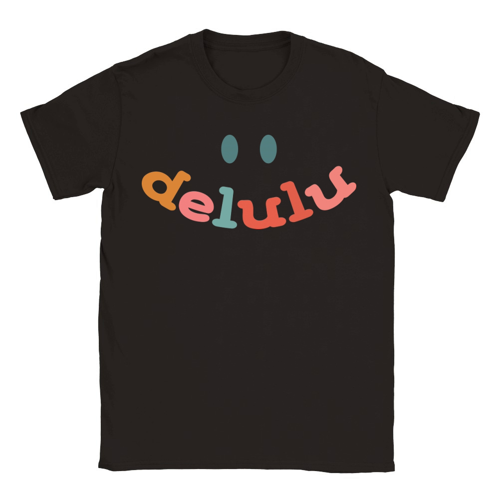 Delulu Classic Kids Crewneck T-shirt
