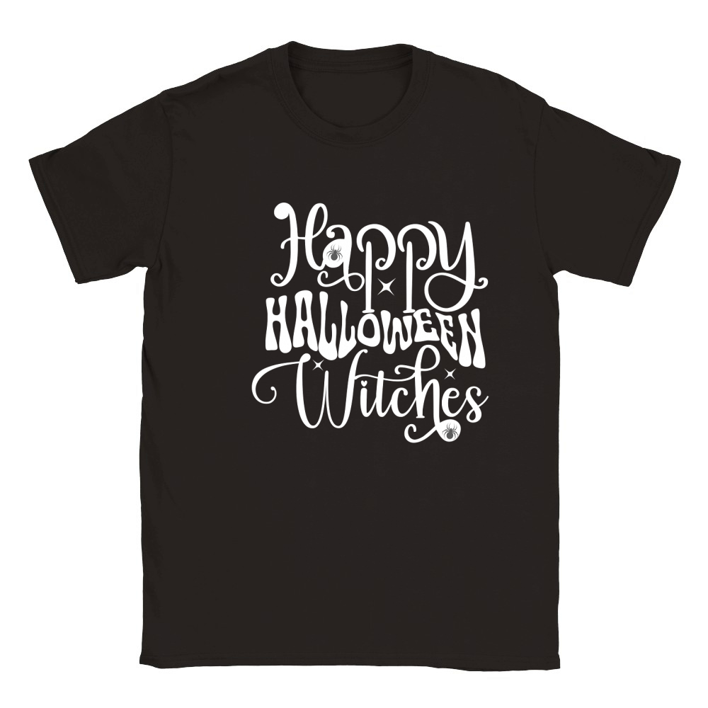 Happy Halloween Witches Classic Kids Crewneck T-shirt