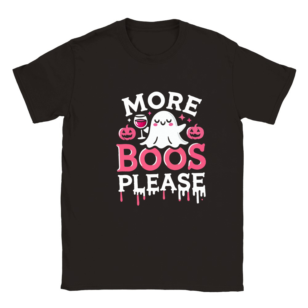 More Boos Please Classic Kids Crewneck T-shirt