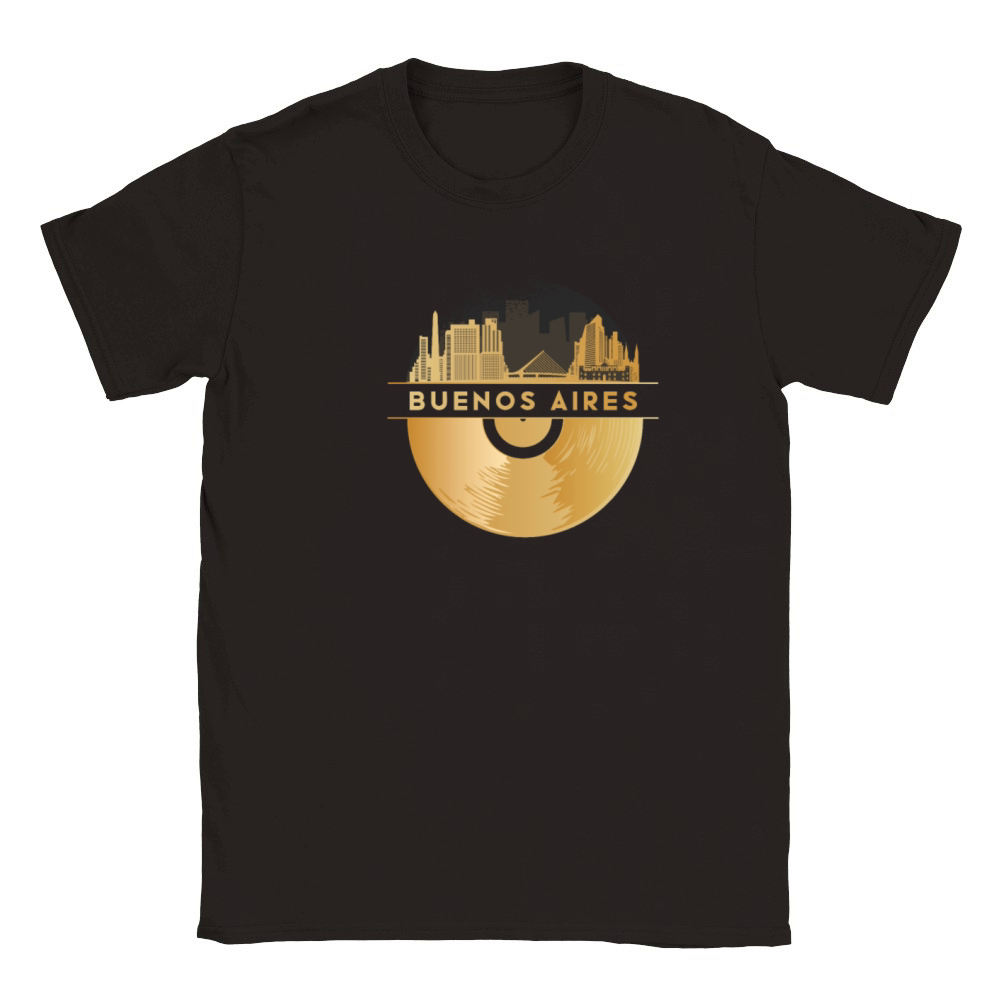 Vinyl-Record-Player Music Classic Kids Crewneck T-shirt