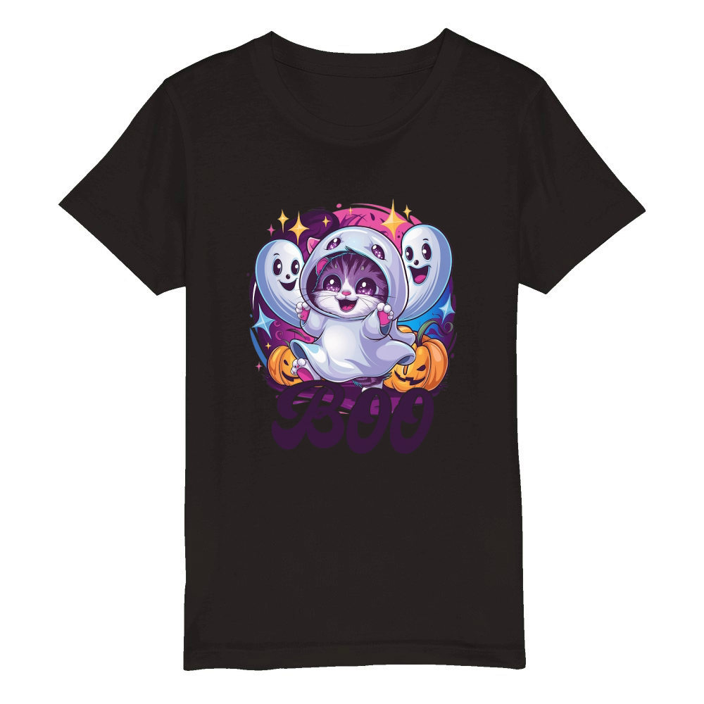 Boo (1) Organic Kids Crewneck T-shirt