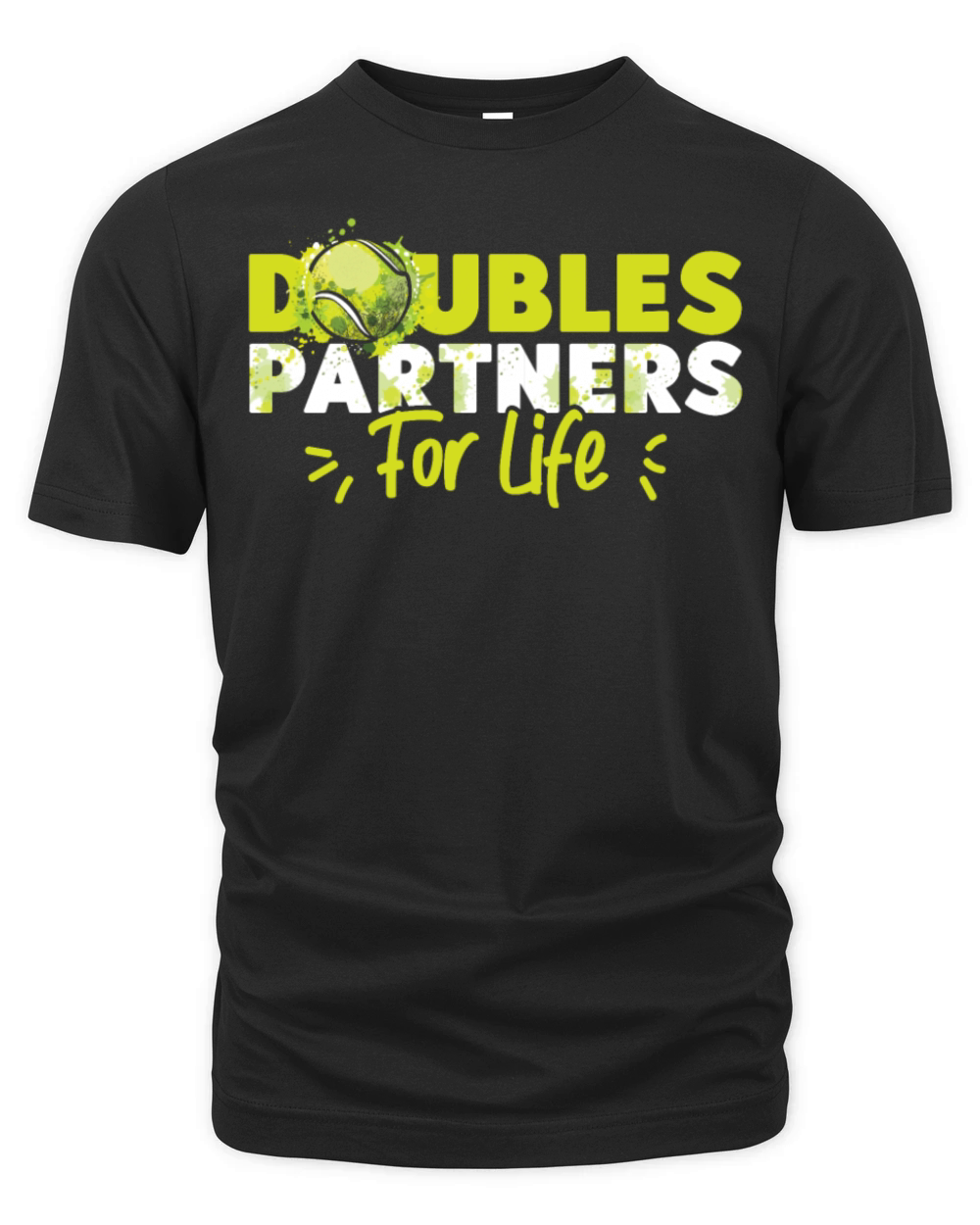 Funny Tennis Player Racket Besties Organic Unisex T-shirt