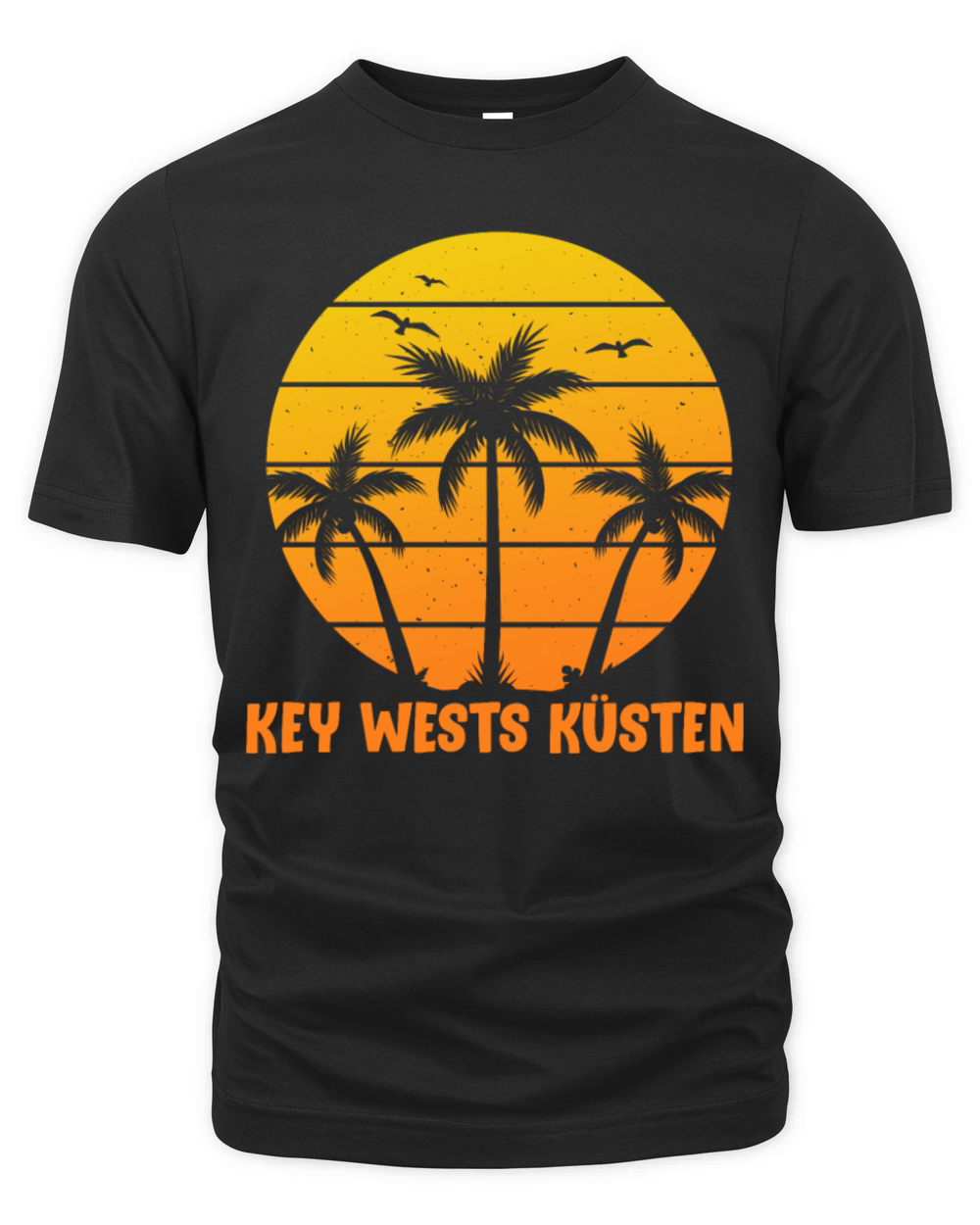 KEY-WEST COAST Vintage Sunshine-State Florida Organic Unisex T-shirt