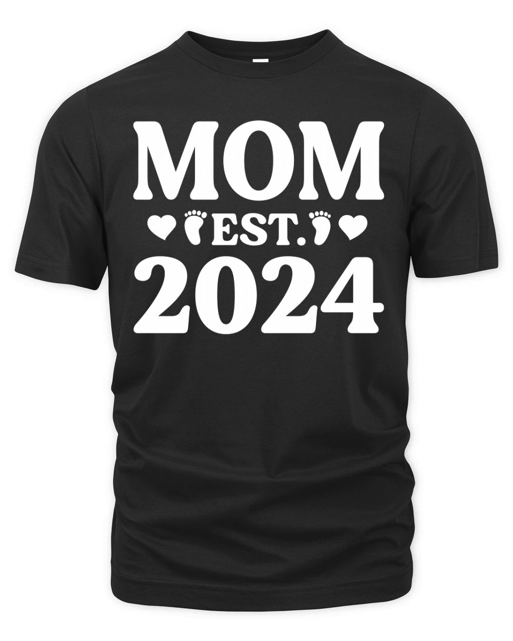 Mom Est 2024 Organic Unisex T-shirt