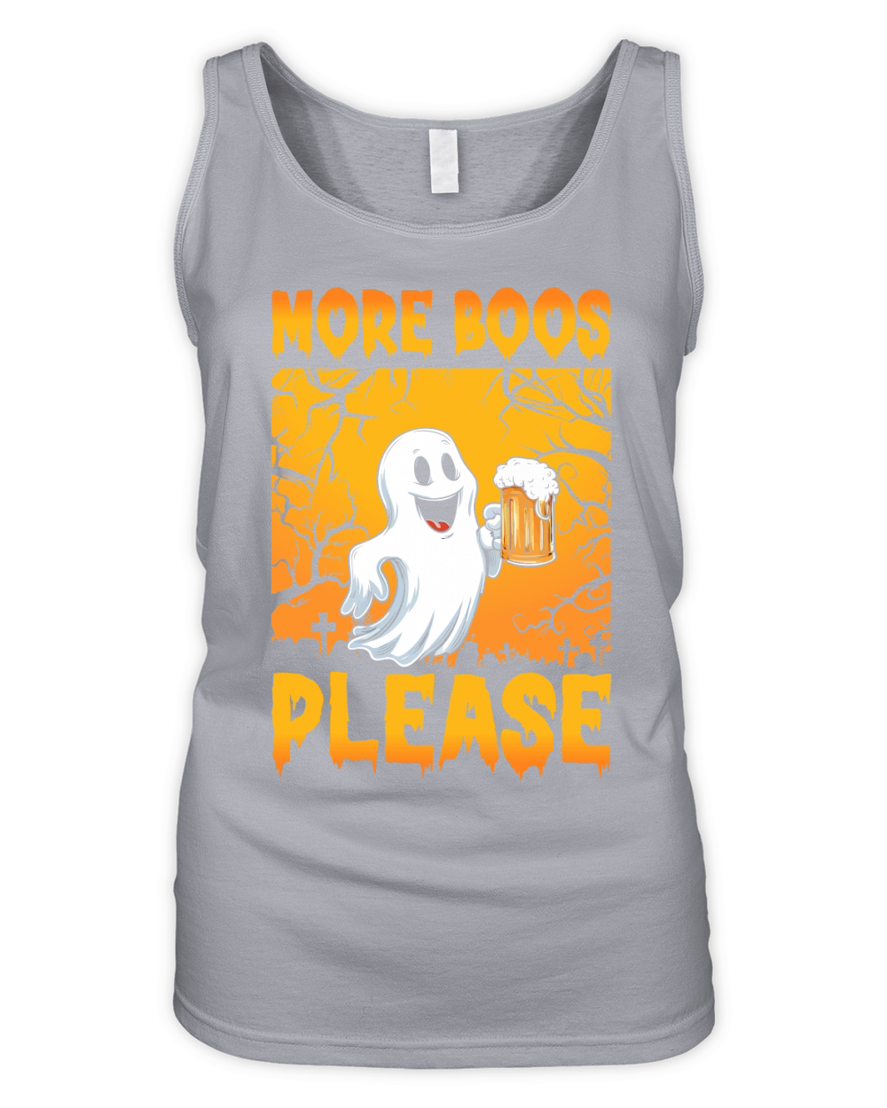 218. more boos please Organic Women's Tank Top