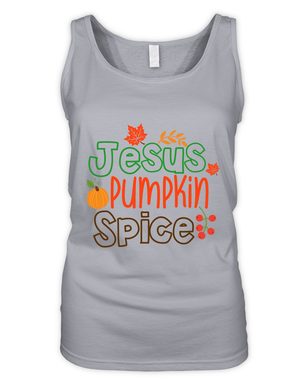Jesus Pumpkin Spice Organic Women's Tank Top