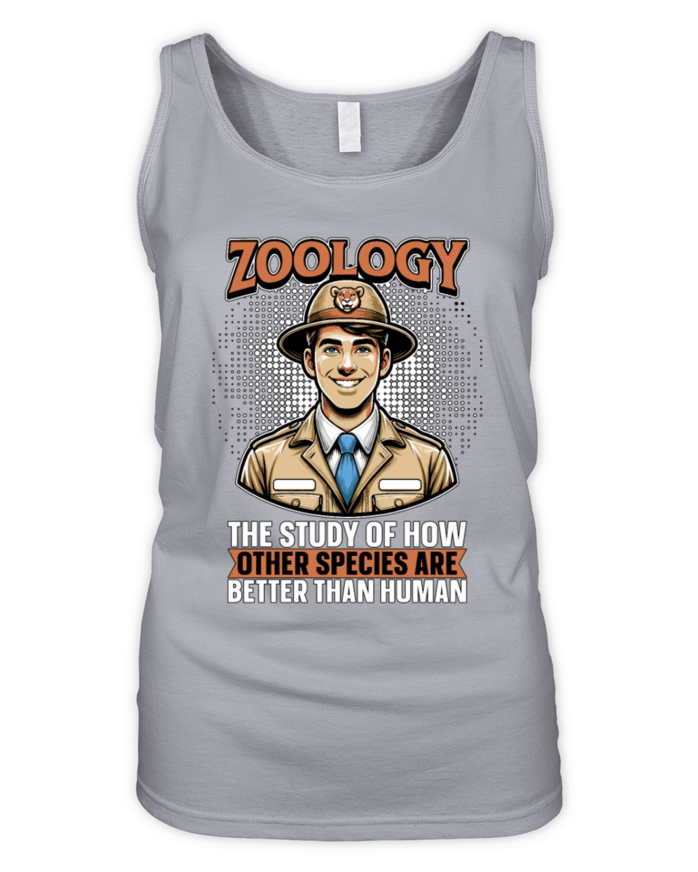 Zoologist Zoology The Study Of How Animal Lover Organic Women's Tank Top