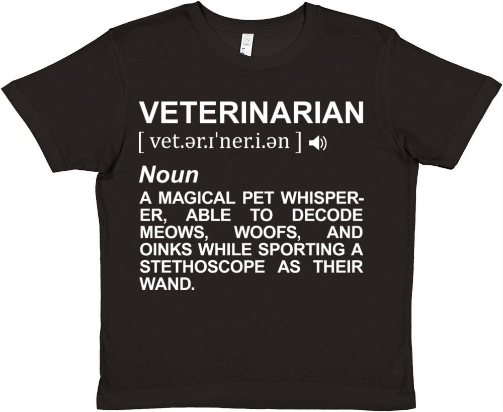 Veterinarian Dictionary Premium Kids Crewneck T-shirt