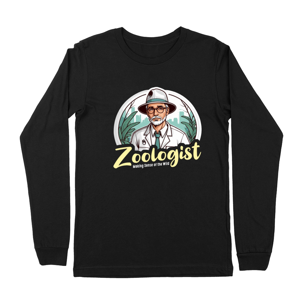Zoologist Making Sense Of The Wild Animal Lover Premium Long Sleeve