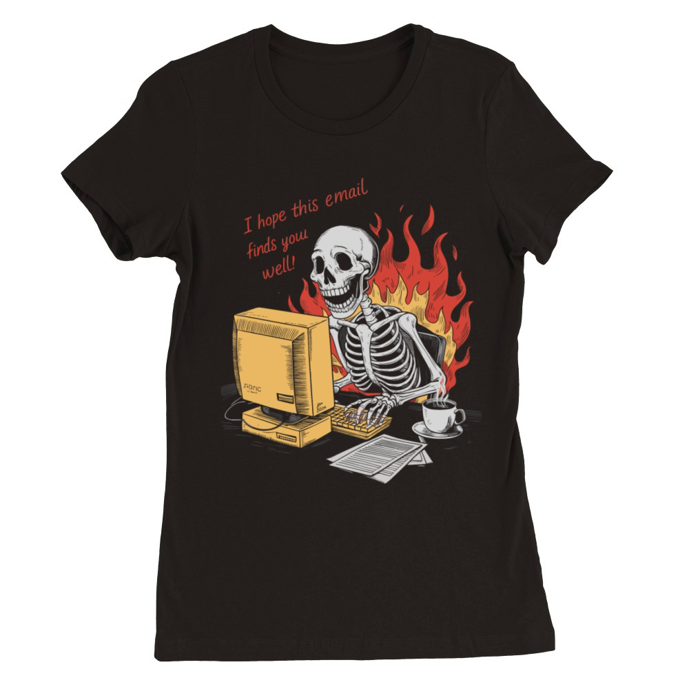 You Got Mail - Classic Vintage Design Premium Womens Crewneck T-shirt