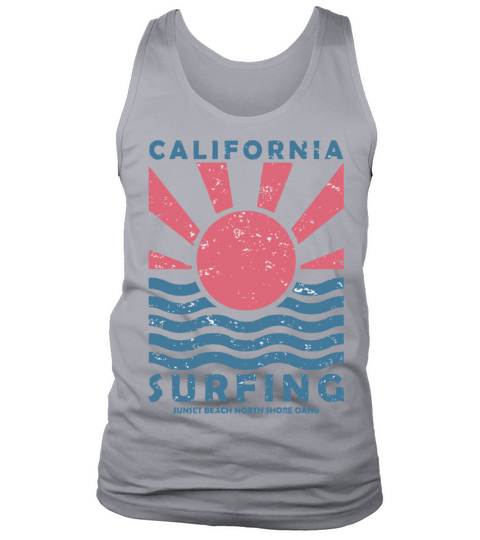California Surfing Tank Top Unisex