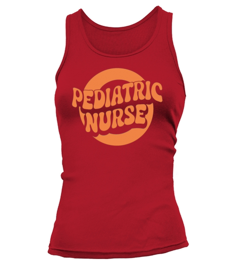 Pediatric Nurse Retro Style Bold Typography Tank top Woman