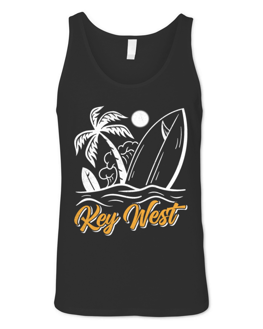 Key-West Surfing Florida Keys Surfer Outfit Unisex Jersey Tank