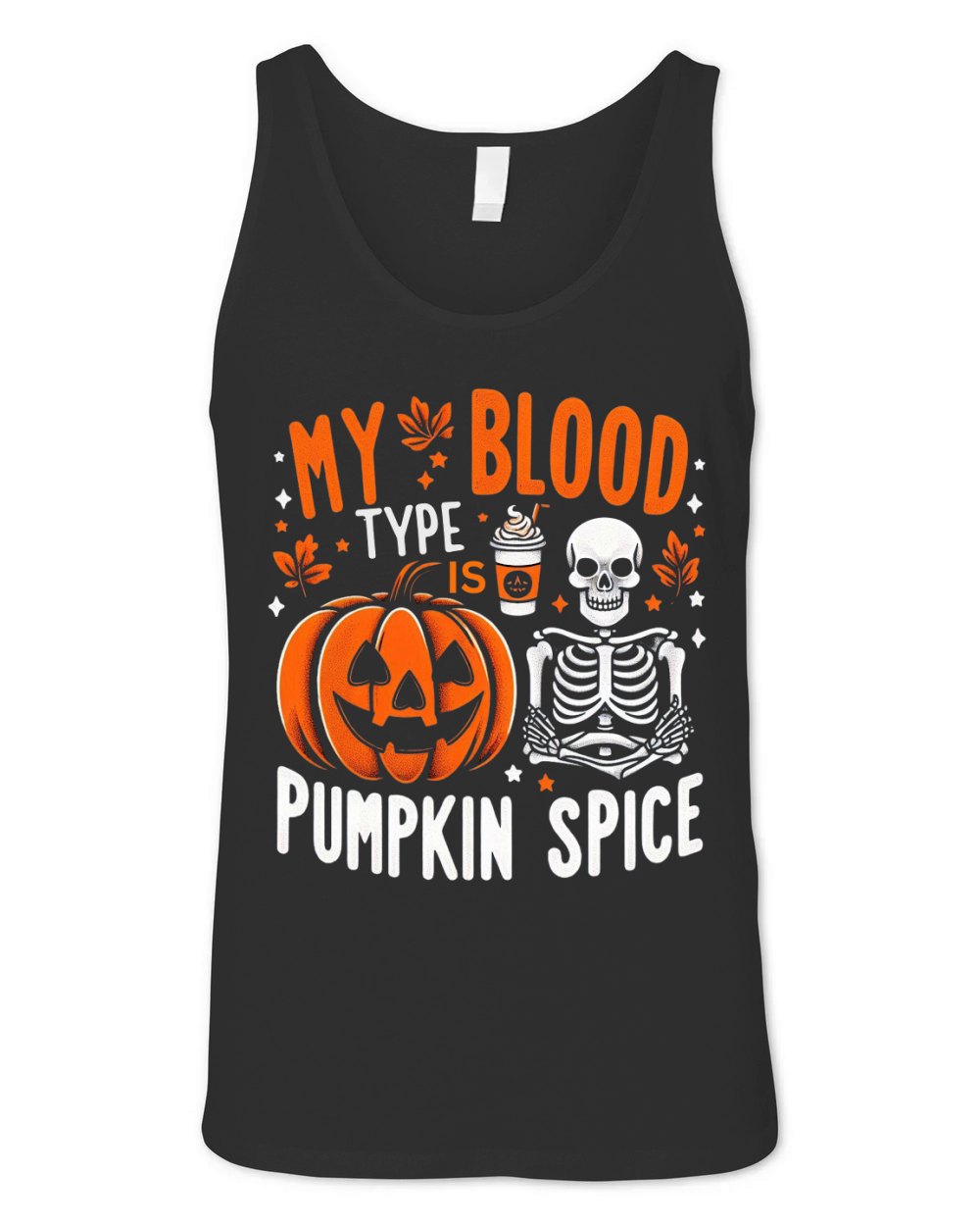 My Blood Type is Pumpkin Spice 05 Unisex Jersey Tank