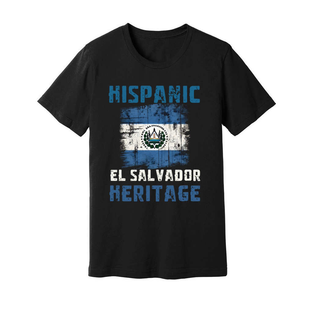 Hispanic El Salvador Heritage Month Unisex Jersey Tee