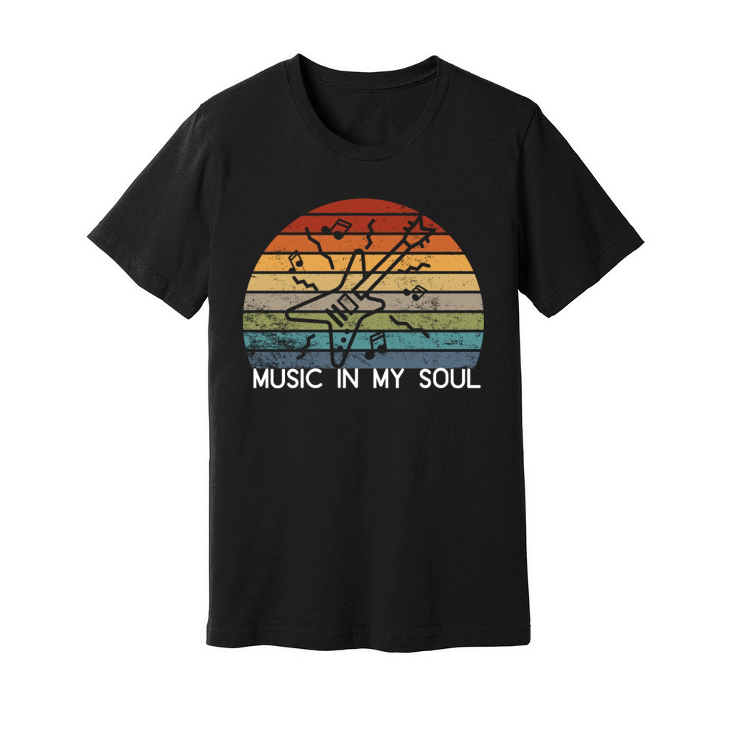 Music in My Soul - Guitar Unisex Jersey Tee