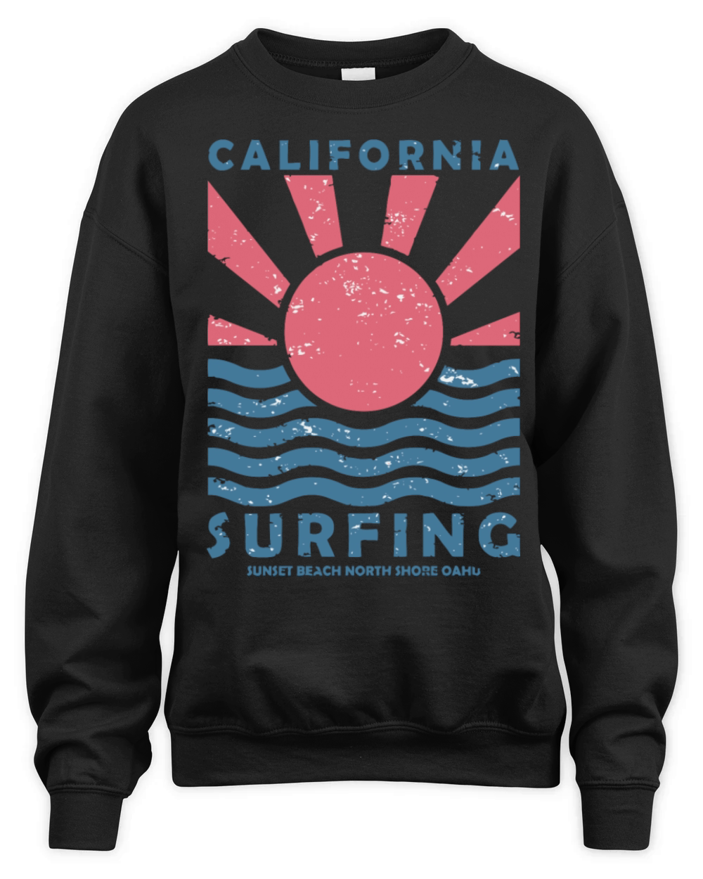 California Surfing Unisex Premium Crewneck Sweatshirt