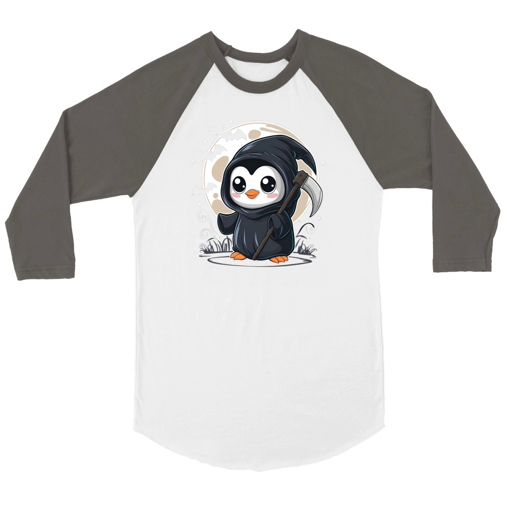 Cute Ghost Halloween (1) Unisex ¾ sleeve Raglan T-shirt